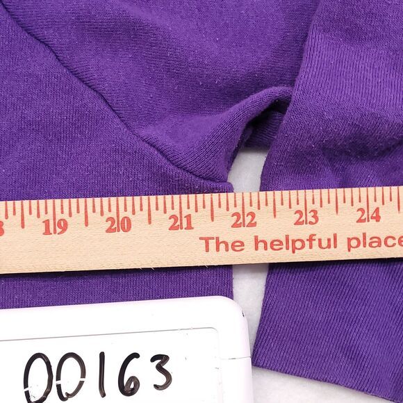 Fruit of the Loom Long Sleeve Pullover Sweatshirt Womens Size Large L Purple - Picture 6 of 9